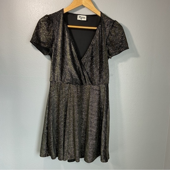 Show Me Your MuMu Dresses & Skirts - Show Me Your Mumu Women Gold/black Casual Dress Medium D126